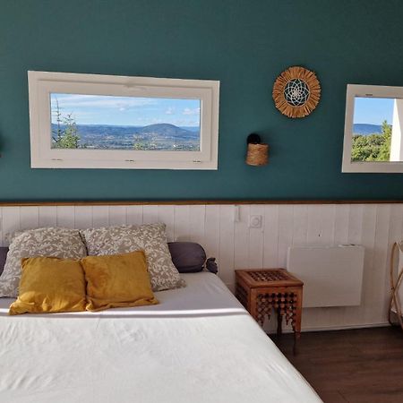 Reve D'Escapade Chambre Avec Vue Sublime Sur Les Cevennes Ardechoises Barjac  Dış mekan fotoğraf